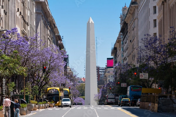 Obraz Obelisco (Obelisk), Buenos Aires Argentinien