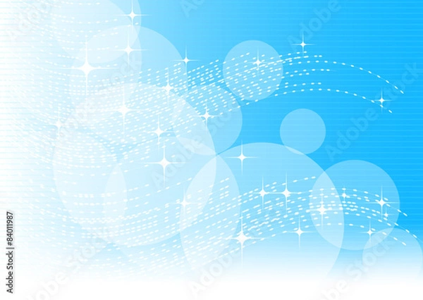 Fototapeta ブルー　風　背景