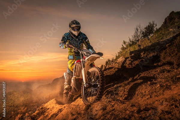 Obraz Rowerzysta Enduro
