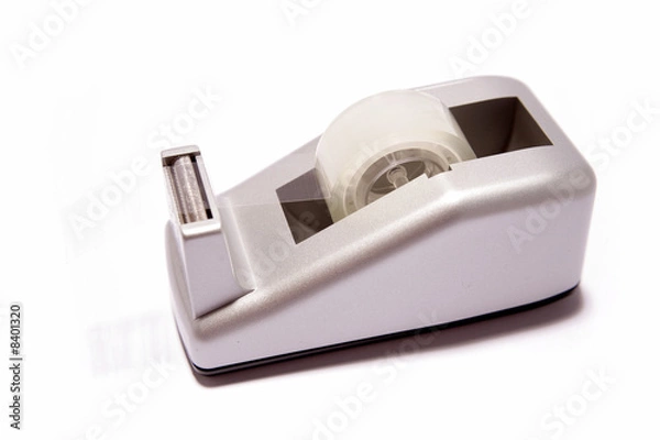 Fototapeta Dozownik taśmy klejącej na białym tle