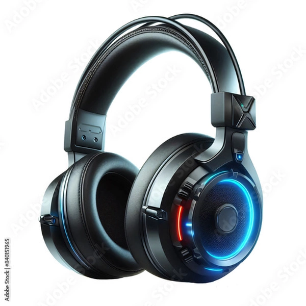 Fototapeta Headphone isolated on transparent background