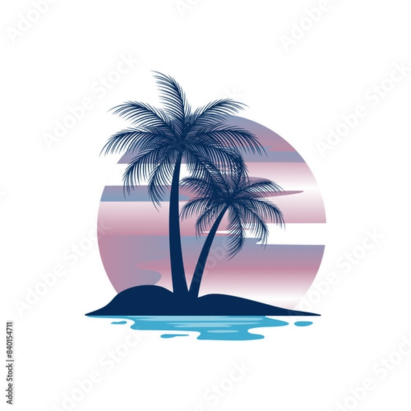 Obraz Beach Logo Design Image