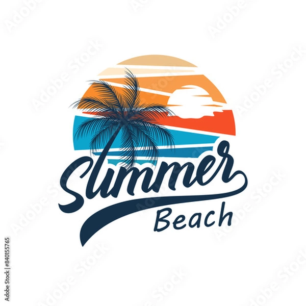 Obraz Beach Logo Design Image