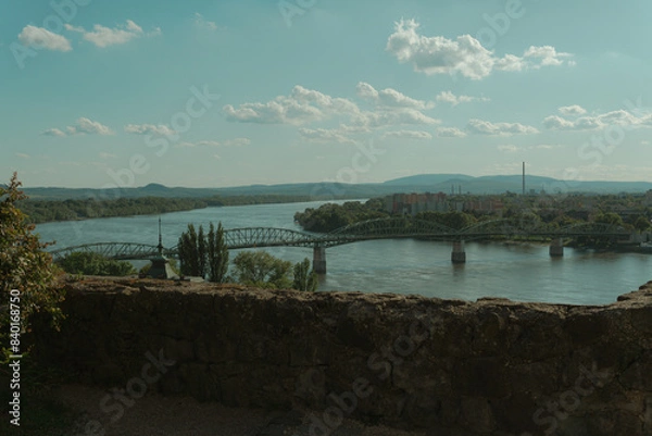 Fototapeta River in Esztergom - Duna