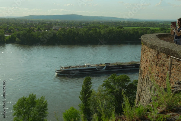 Obraz boat on the river