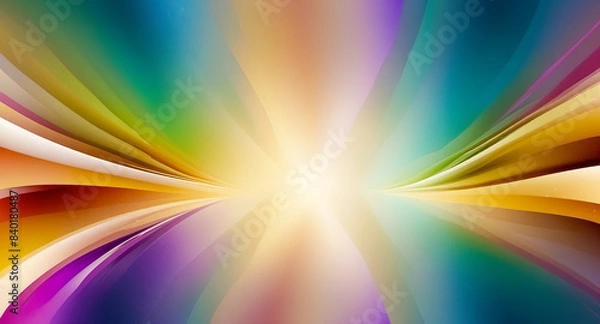 Fototapeta Abstract Colorful Background with Swirling Lines