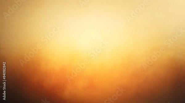 Fototapeta Gradient of a light to Dark amber background