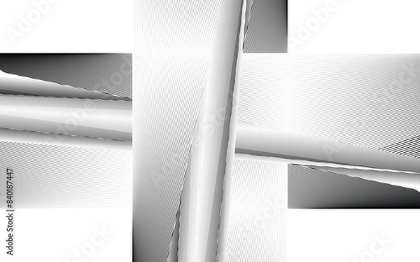 Obraz design card template, abstract halftone lines background, vector texture