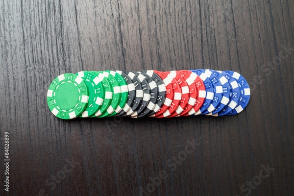 Obraz fiches gioco d' azzardo casinò