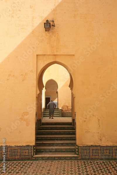Fototapeta mosquée a Meknès