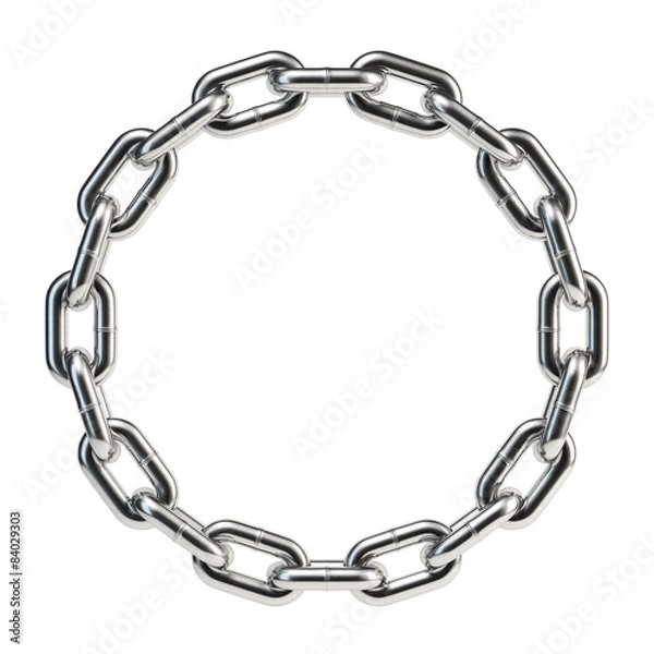 Obraz Steel chain circle