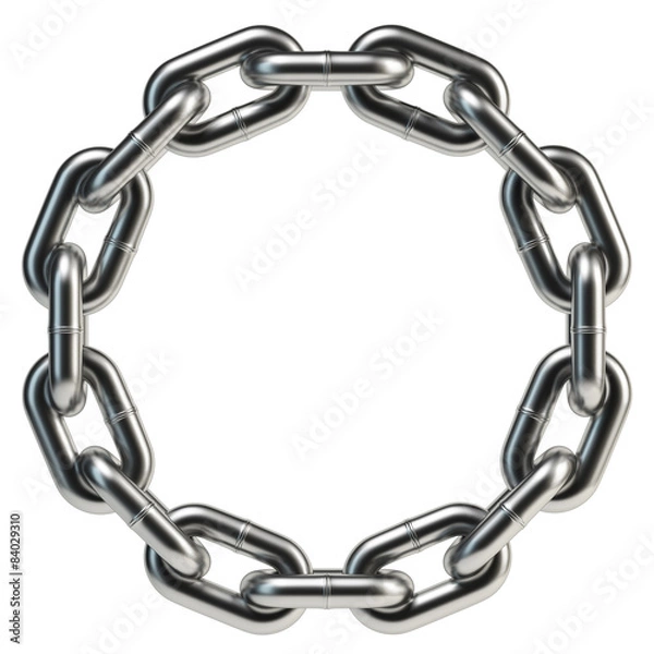 Fototapeta Circular chain ring