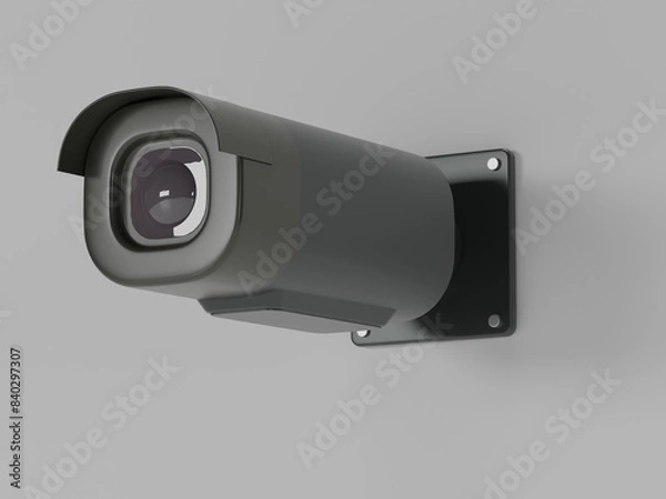 Obraz CC camera 3d illustration isolated on white background 