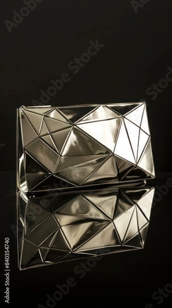 Fototapeta diamond on black background