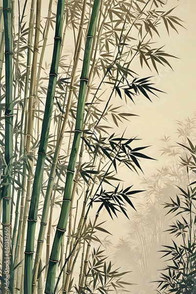 Fototapeta bamboo forest background
