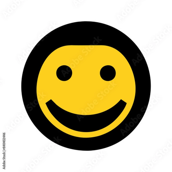 Obraz Joyful Vibes: Happy Smiley Face Emoji