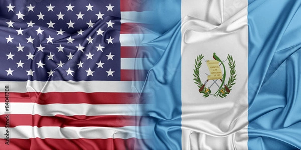 Obraz USA and Guatemala