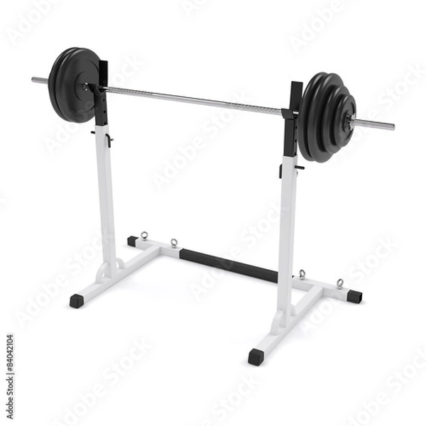 Obraz Barbell on the stand