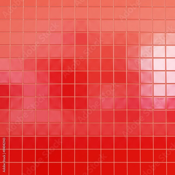 Obraz Red tiles wallpaper