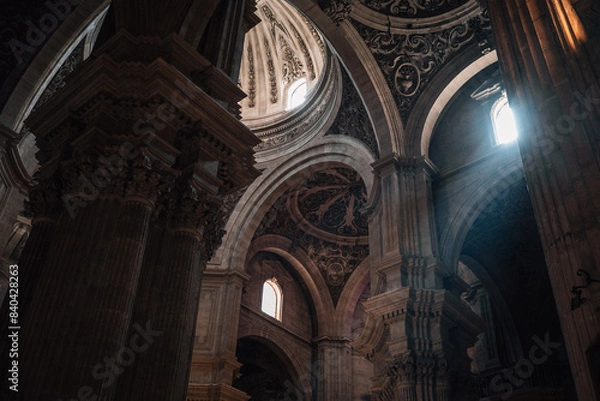 Obraz interior of the cathedral of saint