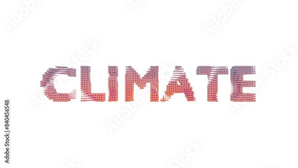 Obraz Abstract Pixel Glow: Modern Digital Typography