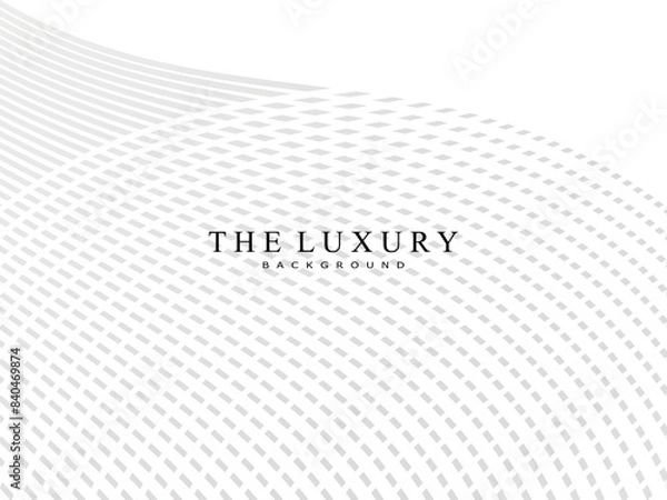 Obraz Premium background design with gray gradient white diagonal stripe pattern. Vector white horizontal template for business banner, invitation background, luxury voucher, gift certificate, etc.