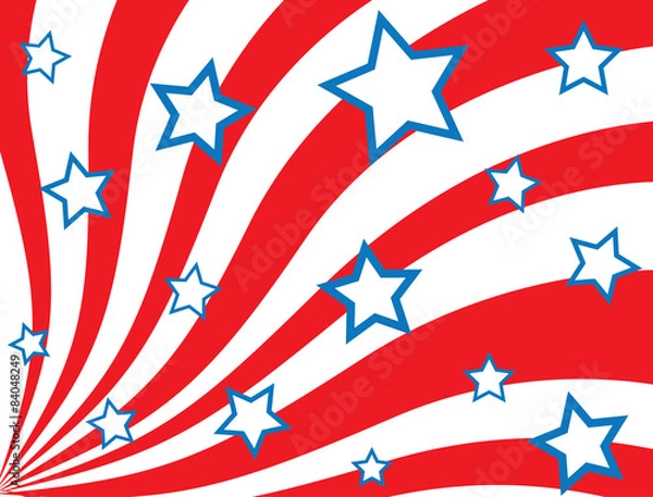 Obraz Stars and Stripes background