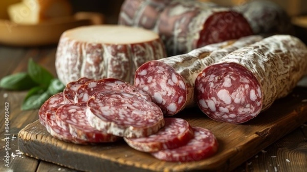 Fototapeta salami sausage