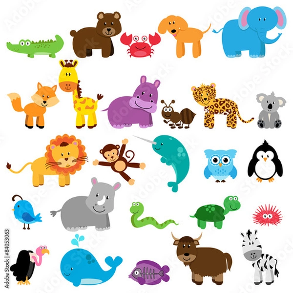 Obraz Vector Collection of Animals