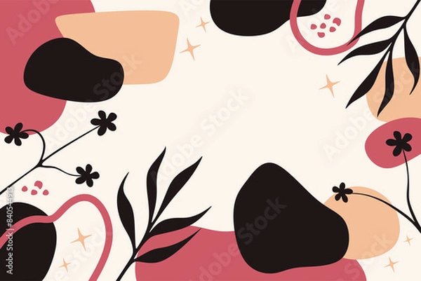 Obraz seamless background with flowers