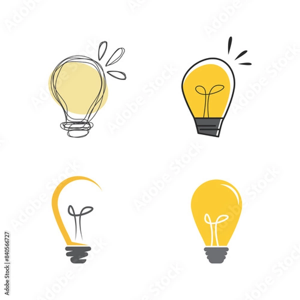 Fototapeta Bulb technology ilustration