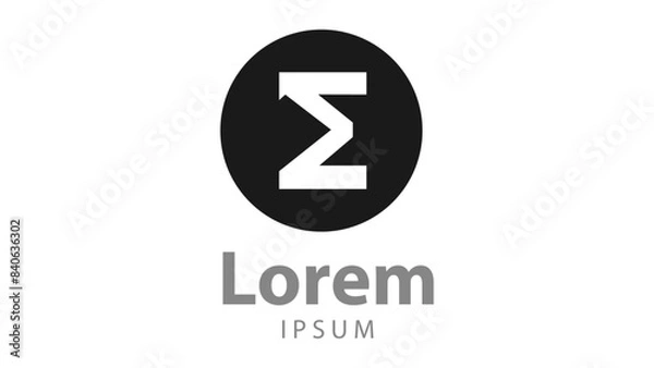 Obraz E, E logo, Tech Logo logo, icon, business, sign, symbol, vector, design