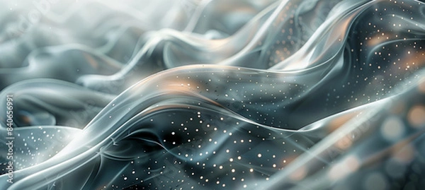 Obraz Dynamic Futuristic 3D Abstract Design Concept for Technology Backgrounds