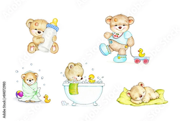 Obraz Zestaw misy misy