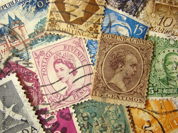 Obraz World Postage Stamps