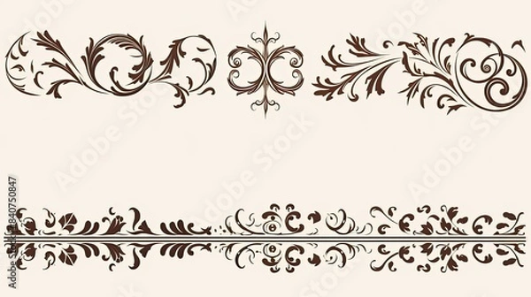 Obraz floral element