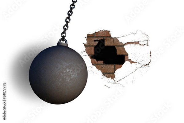 Fototapeta Wrecking ball