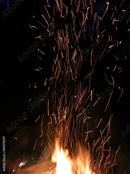 Obraz Феерия ночного костра