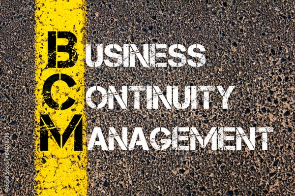 Obraz Business Acronym BCM