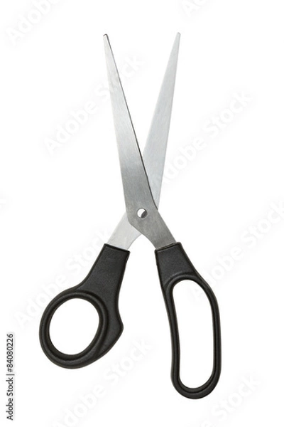 Fototapeta Scissors isolated on white background.