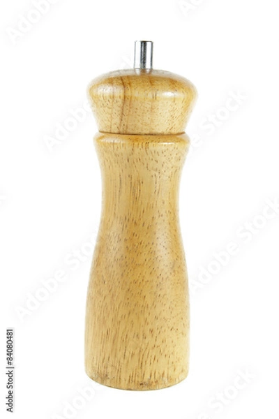 Fototapeta Peper mill on isolate wihte