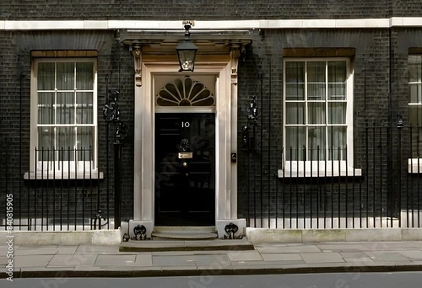 Fototapeta A view of Number 10 Downing Street
