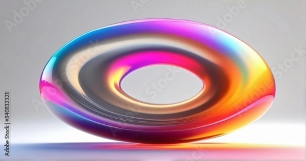 Obraz Holo 3D Gradient Wallpaper Background