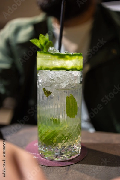 Obraz mojito cocktail with lime