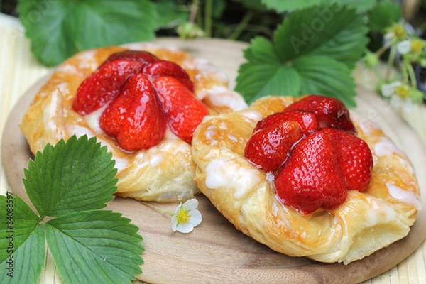 Obraz Erdbeerplunder