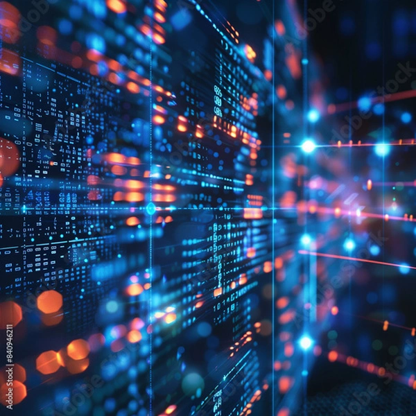 Fototapeta abstract technology background