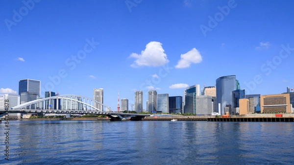 Fototapeta 都心散歩　汐留から勝ち鬨そして銀座