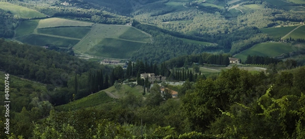 Obraz toskania,panorama, 80Megapixeli