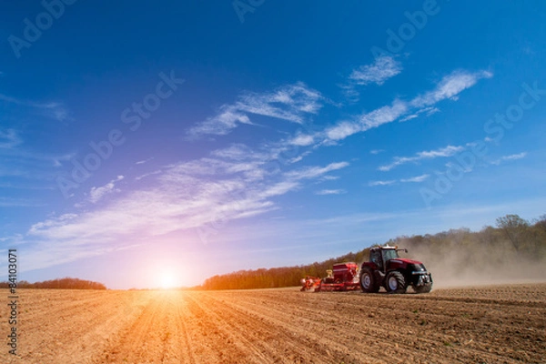 Obraz Spring field works