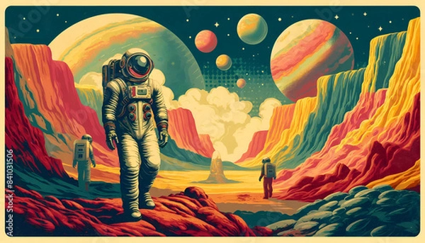 Obraz Tech Industrial Science and Vector Art Illustrations Wallpaper HD Background